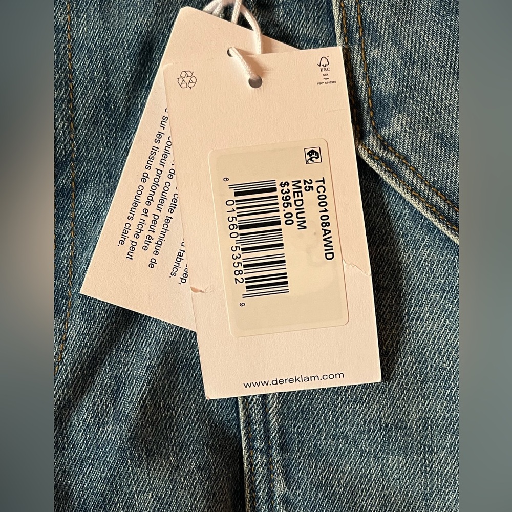Derek Lam Crosby Elian Mid-Rise Stretch Utility Jeans - Picture 11 of 12